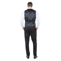 Men's Hybrid - Fit 3 - Piece Suit w/ Satin Shawl Lapel - Bundle Bus