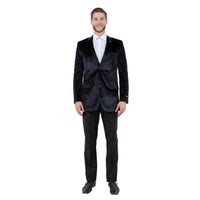 Men's Modern Fit Velvet Blazer Only - Bundle Bus