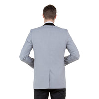 Men's Satin Textured Sport Coat Only - Bundle Bus