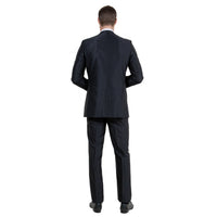 Men's Sharskin Slim - Fit 3 - Piece Suit - Bundle Bus