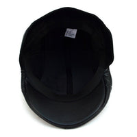 Fall/Winter Traditional Leather Ivy Hat with Ear Flaps - H177306 - Bundle Bus