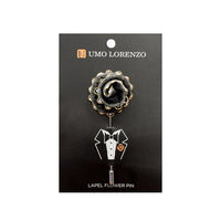 Lace Poly Flower Lapel Pins - Bundle Bus