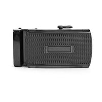 Men's Genuine Leather Sliding Buckle Ratchet Belt MGLBB39 - Bundle Bus