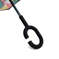 Multi Color Leaves Double Layer Inverted Umbrella - UM18053-MULTI - Bundle Bus