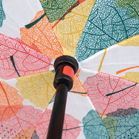 Multi Color Leaves Double Layer Inverted Umbrella - UM18053-MULTI - Bundle Bus