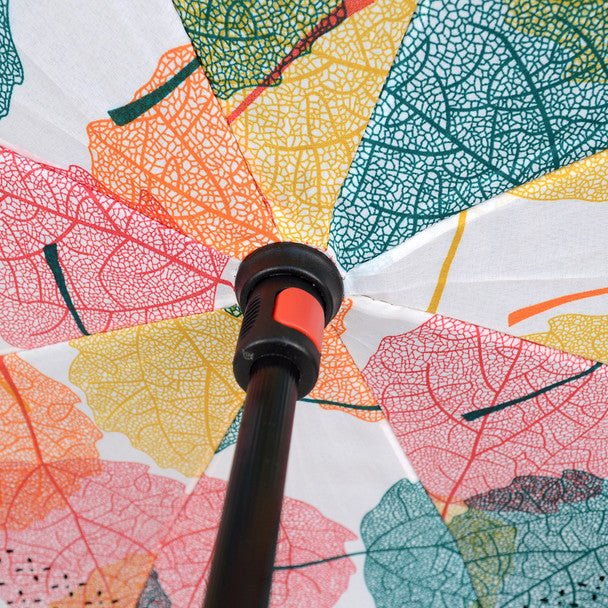 Multi Color Leaves Double Layer Inverted Umbrella - UM18053-MULTI - Bundle Bus