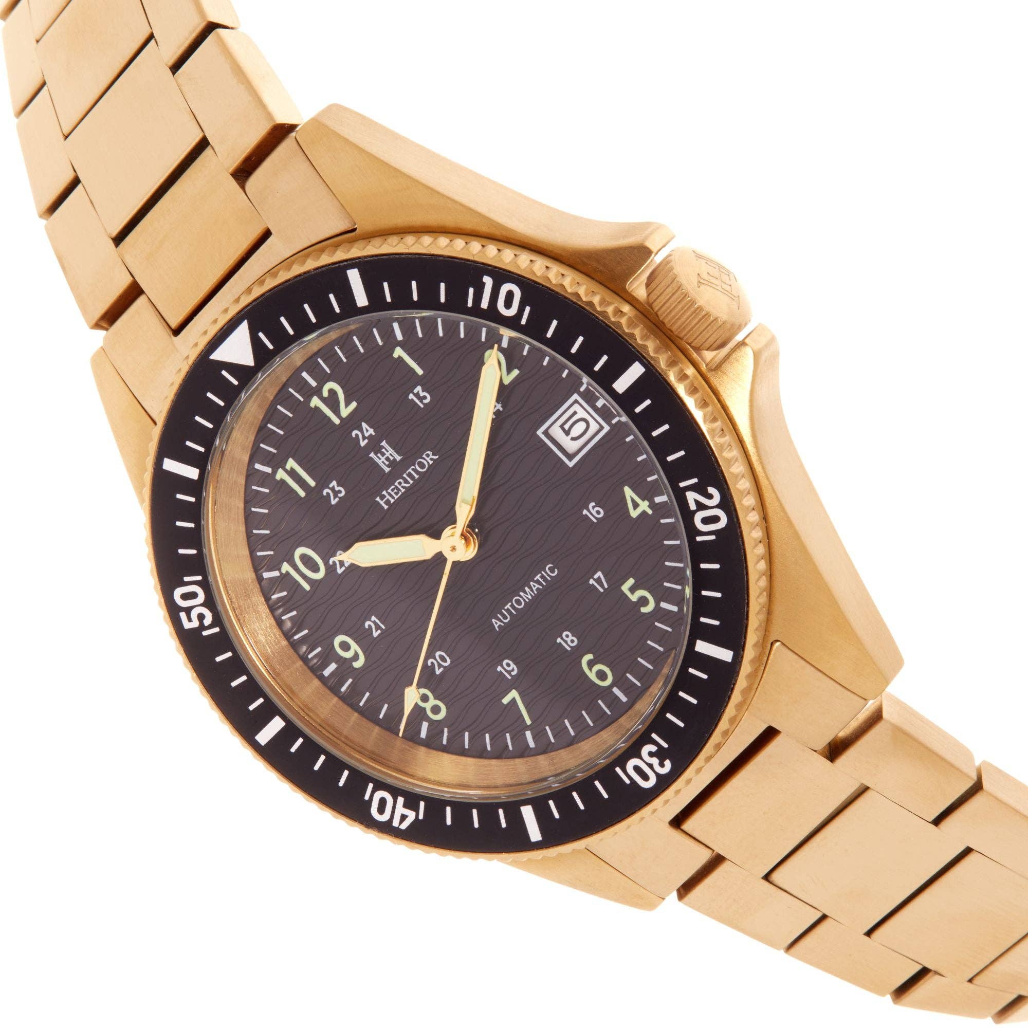 Heritor Automatic Calder Bracelet Watch with Date