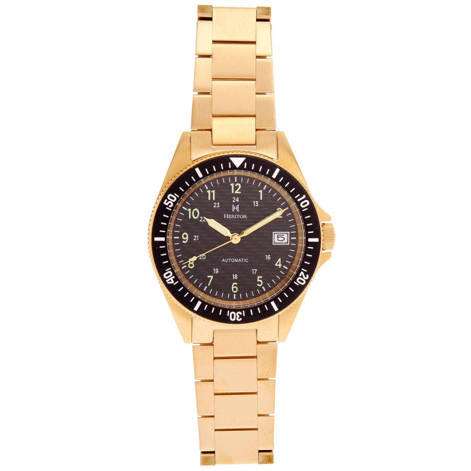 Heritor Automatic Calder Bracelet Watch with Date