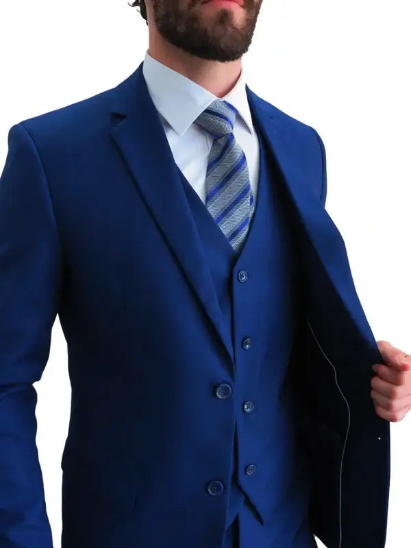Gianni Uomo Poly-Rayon 3-piece Suit