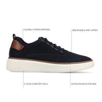 Vance Norris Lace-up Casual Knit Sneaker