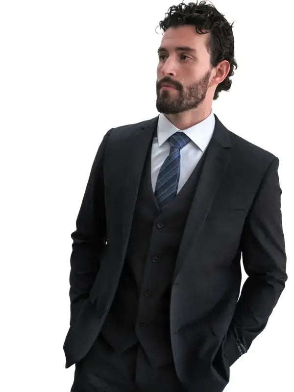 Gianni Uomo Poly-Rayon 3-piece Suit