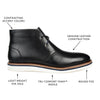Thomas & Vine Keegan Plain Toe Chukka Boot