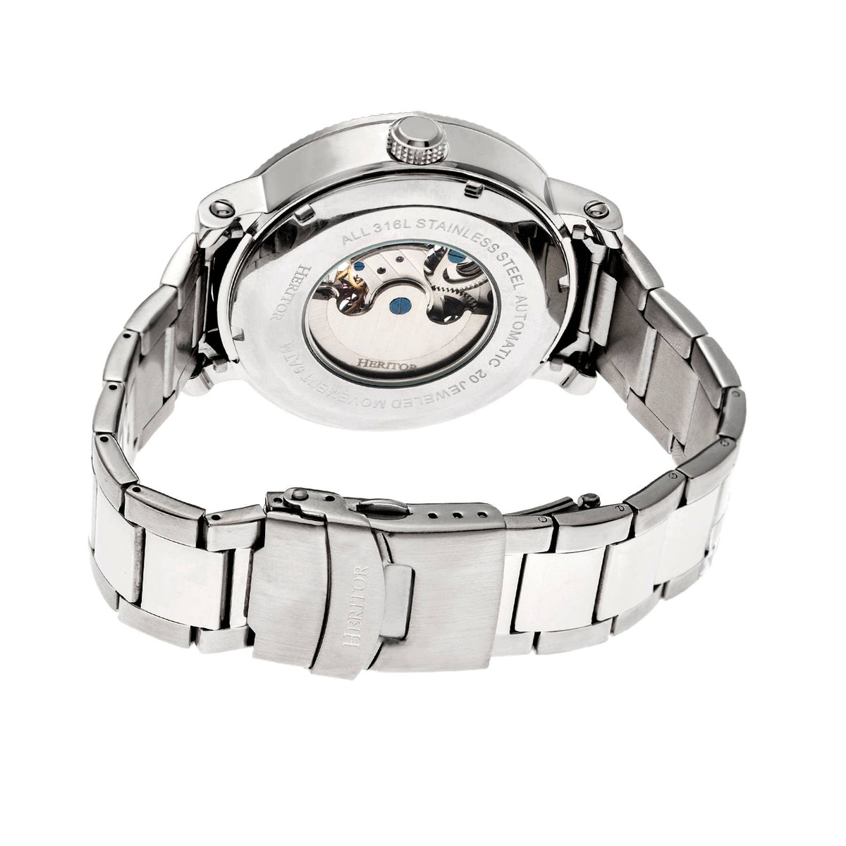 Heritor Automatic Aries Skeleton Bracelet Watch