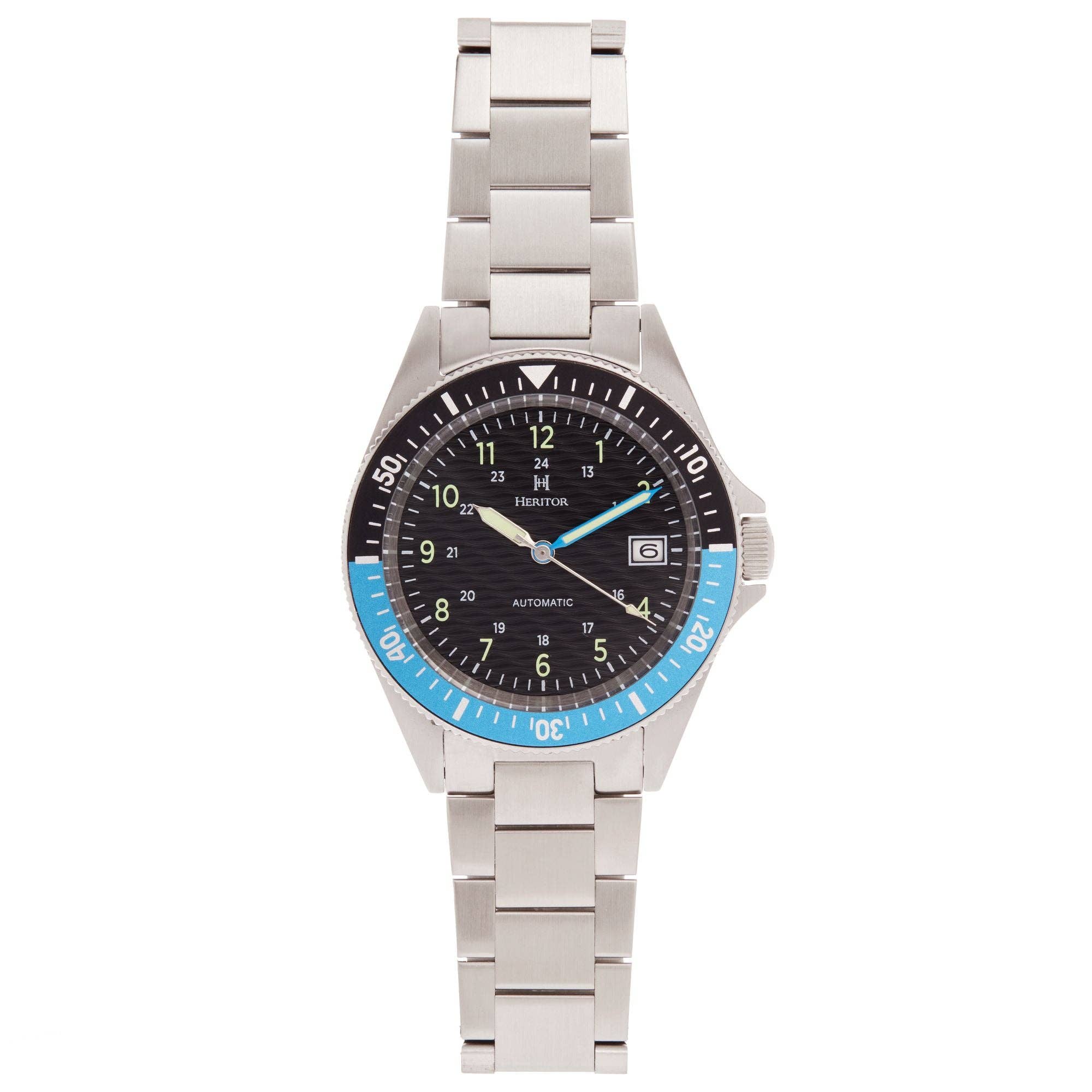 Heritor Automatic Calder Bracelet Watch with Date