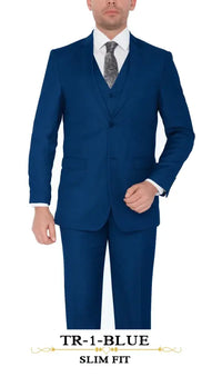 Gianni Uomo Poly-Rayon 3-piece Suit