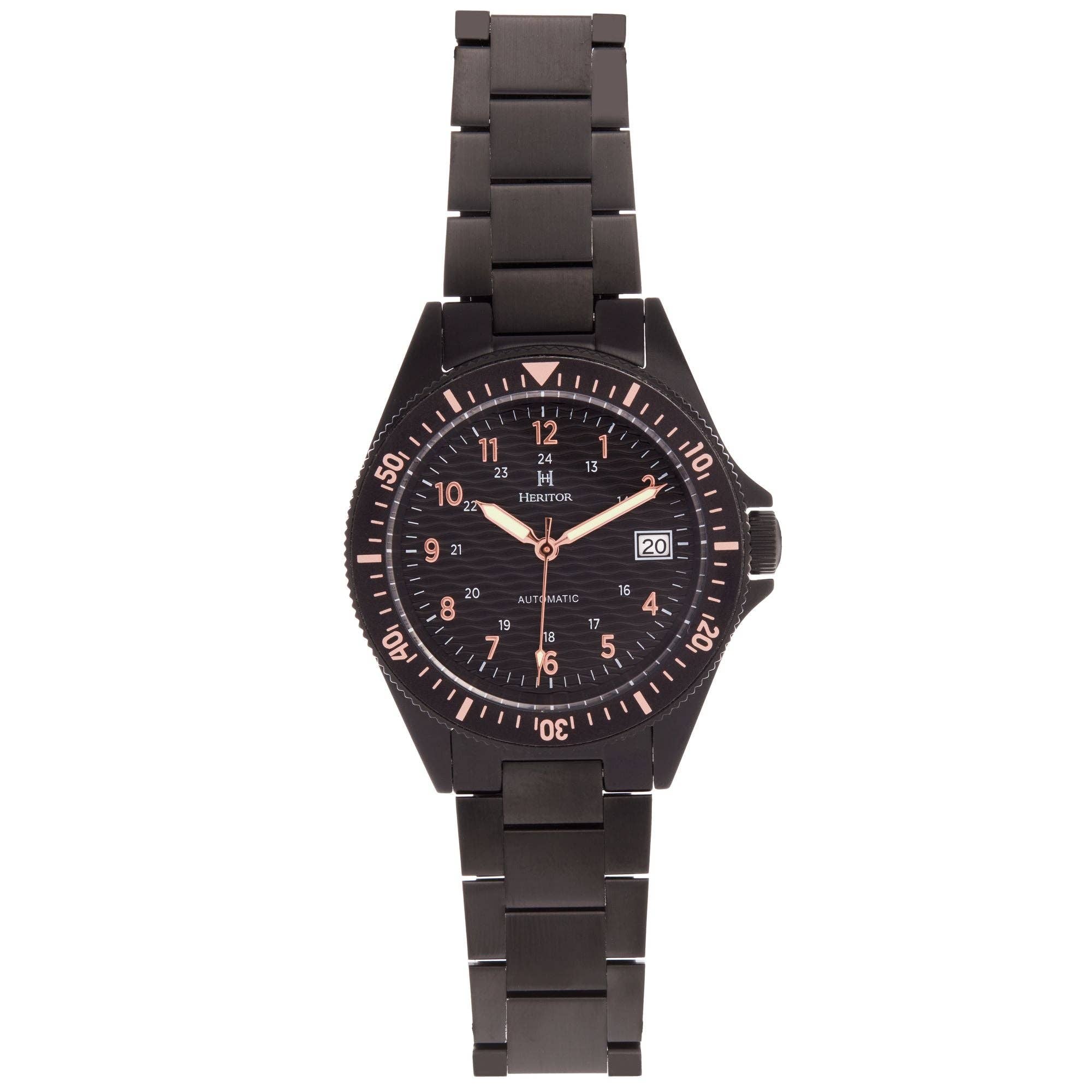 Heritor Automatic Calder Bracelet Watch with Date