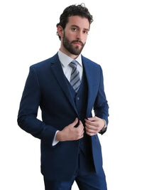 Gianni Uomo Poly-Rayon 3-piece Suit