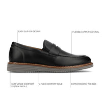 Vance Princeton Hybrid Penny Loafer Casual Dress Shoe