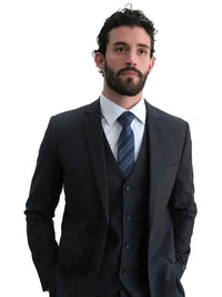 Gianni Uomo Poly-Rayon 3-piece Suit