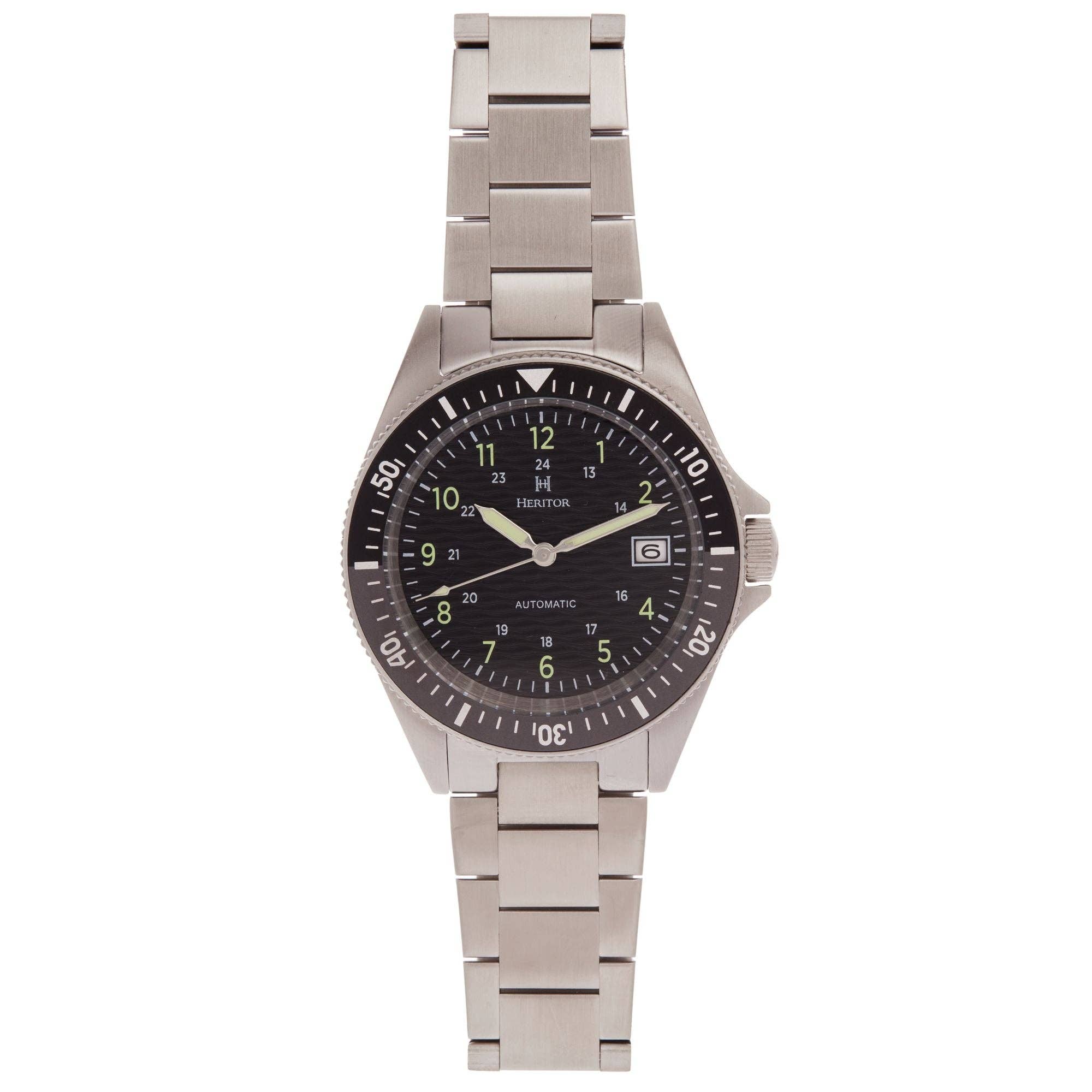 Heritor Automatic Calder Bracelet Watch with Date