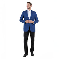 Men's Modern Fit Sport Coat w/ Notch Lapel - Bundle Bus