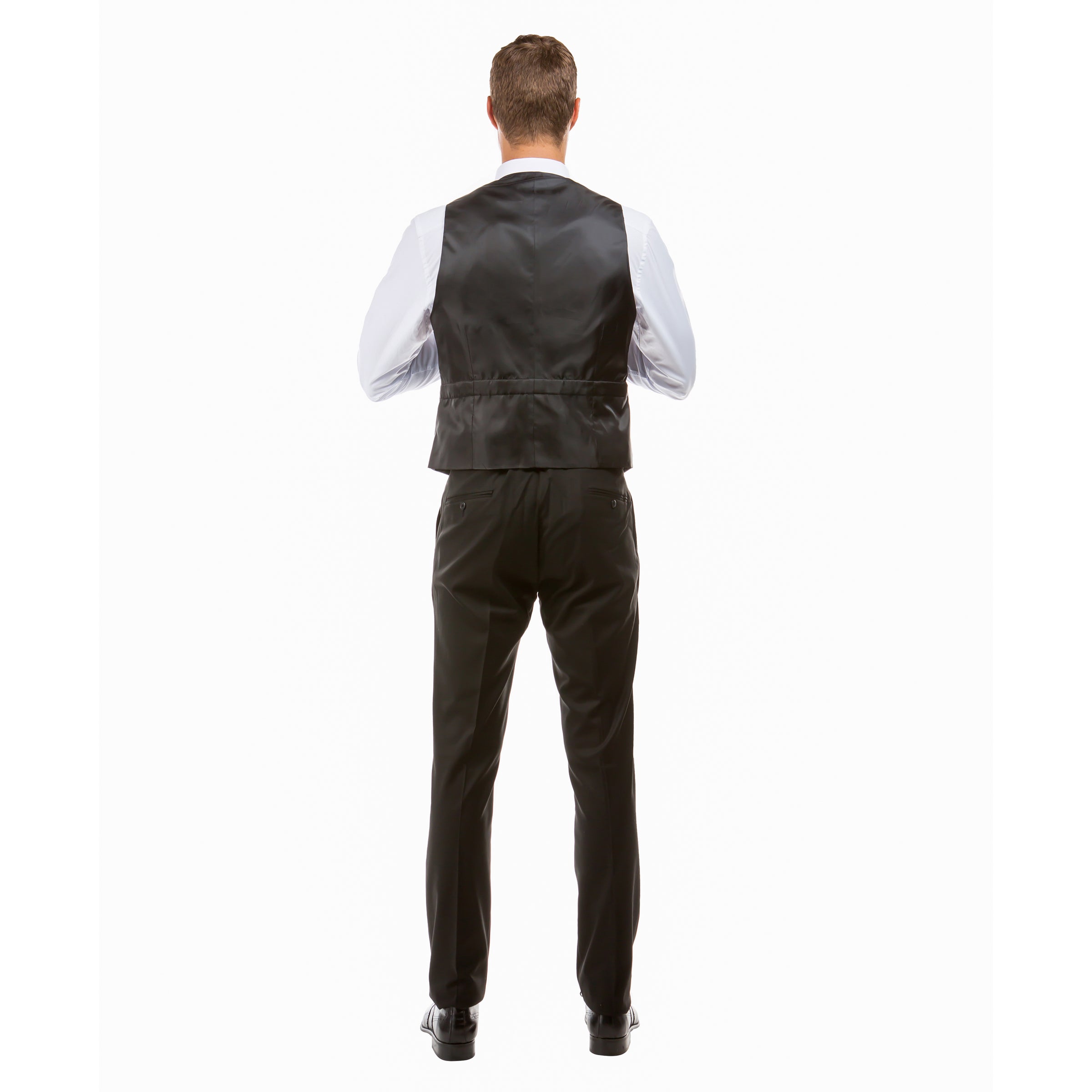 Men's Tailored - Fit Suits Separates Vest - Bundle Bus