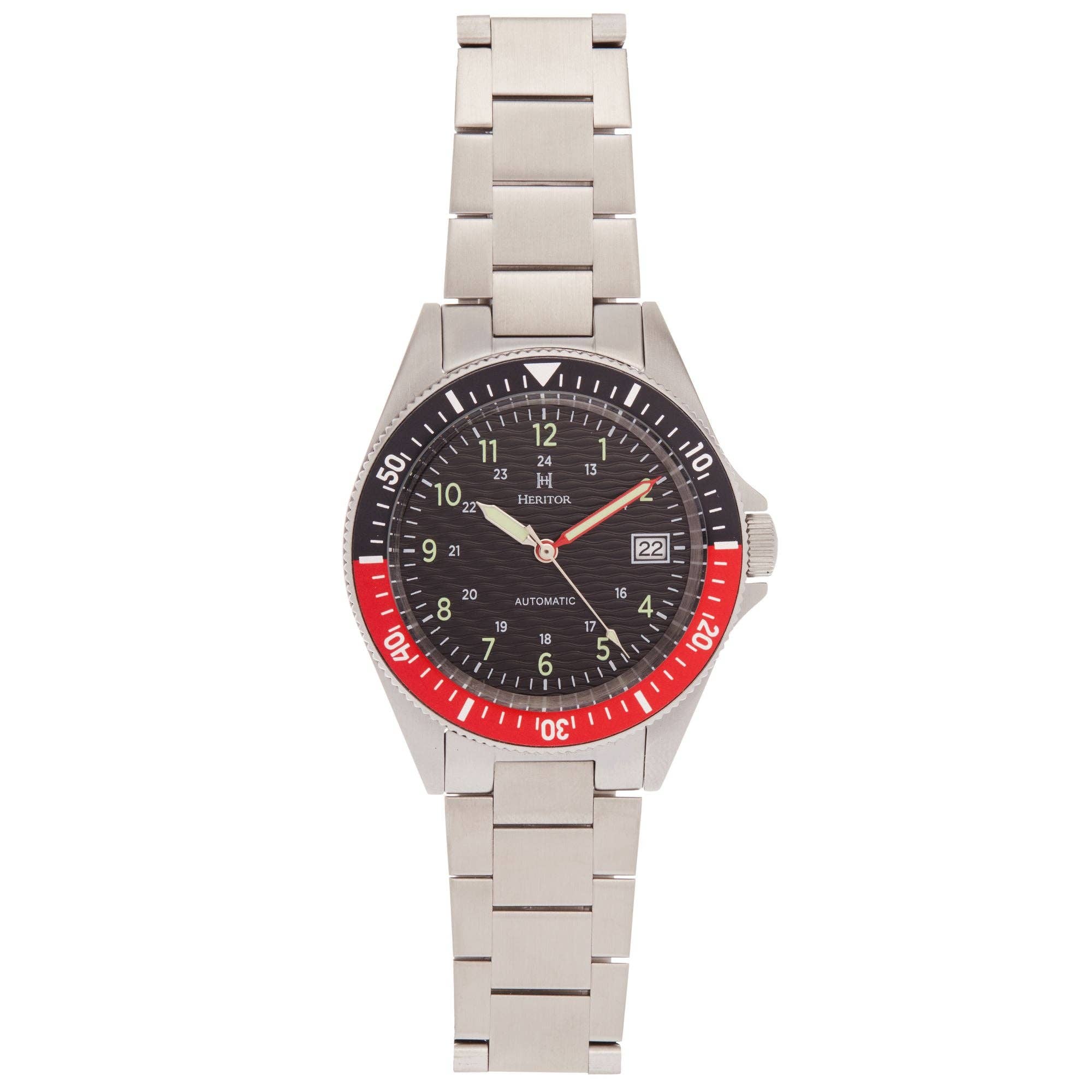 Heritor Automatic Calder Bracelet Watch with Date