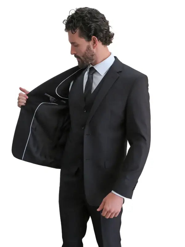 Gianni Uomo Poly-Rayon 3-piece Suit