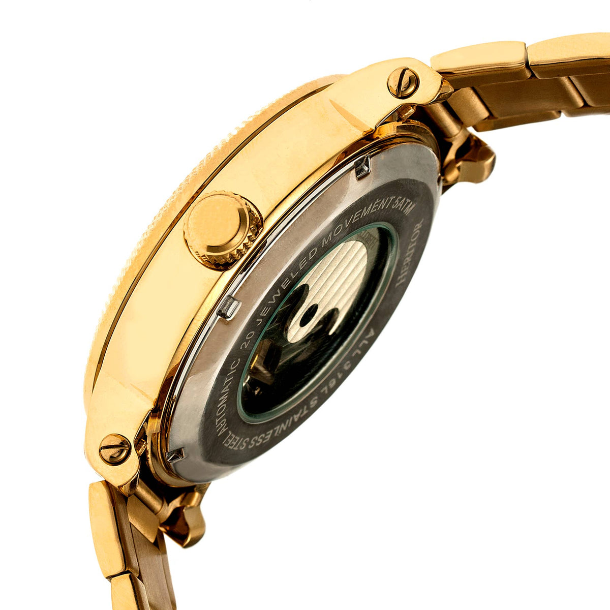 Heritor Automatic Aries Skeleton Bracelet Watch