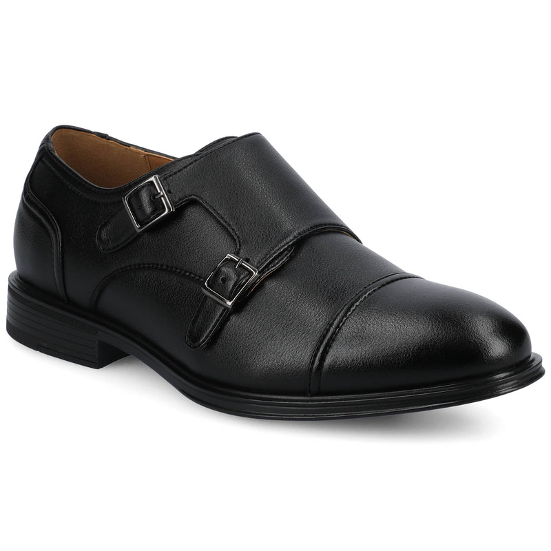 Vance Dillon Cap-toe Double Monk Strap Dress Shoe