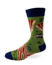 Bacon Makes Everything Better Men's Novelty Crew Socks - Bundle Bus