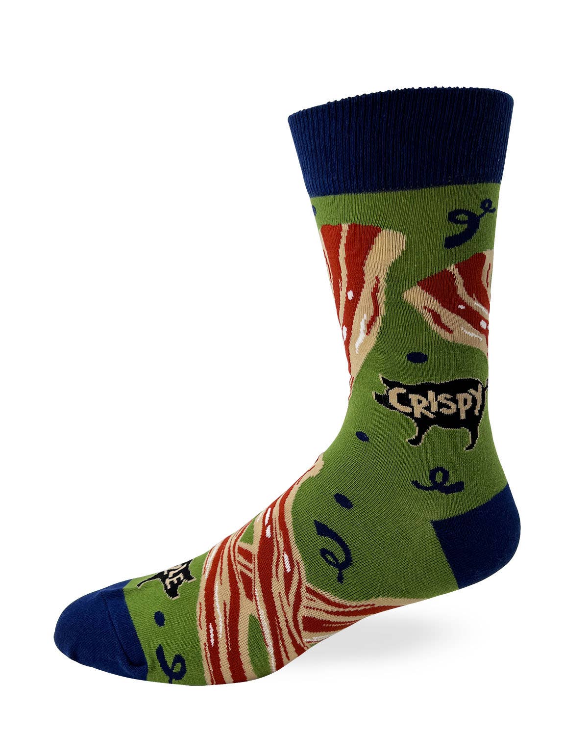 Bacon Makes Everything Better Men's Novelty Crew Socks - Bundle Bus