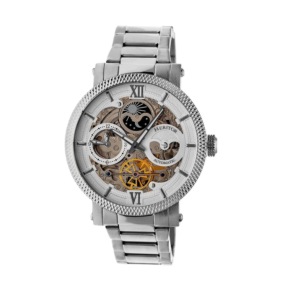 Heritor Automatic Aries Skeleton Bracelet Watch