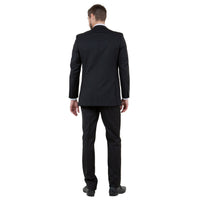 Black Solid 2 - PC Slim Fit Performance Stretch Suits - Bundle Bus