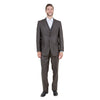 Brown Solid Shiny Sharkskin 3 - PC Regular Modern Fit Suits - Bundle Bus
