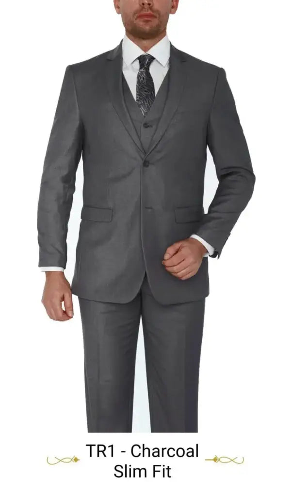 Gianni Uomo Poly-Rayon 3-piece Suit