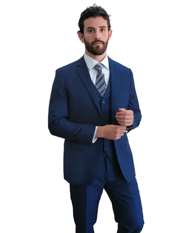 Gianni Uomo Poly-Rayon 3-piece Suit