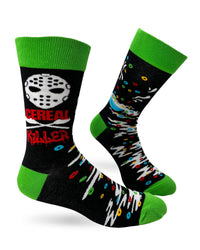 Cereal Killer Men's Novelty Crew Socks - Bundle Bus