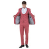 Coral Men's Ultra Slim - Fit 3pc Suit w/ Expandable Waistband - Bundle Bus