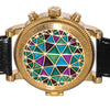 Heritor Automatic Legacy Leather-Band Watch with Day/Date