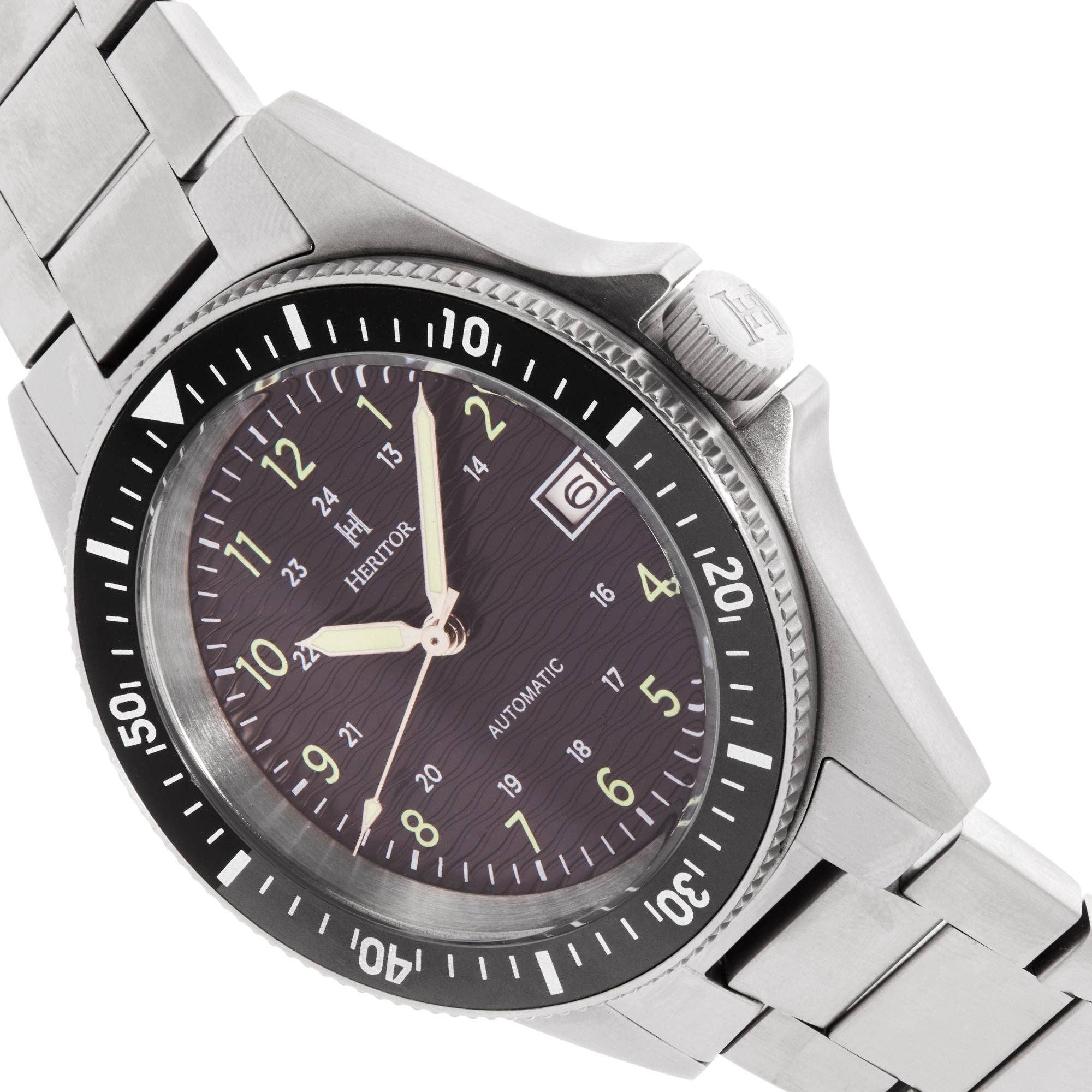 Heritor Automatic Calder Bracelet Watch with Date