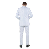 Dk. Taupe Men's Sharskin Slim - Fit 3 - Piece Suit - Bundle Bus