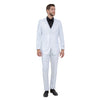 Dk. Taupe Men's Sharskin Slim - Fit 3 - Piece Suit - Bundle Bus