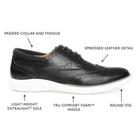 Thomas & Vine Savage Embossed Wingtip Derby