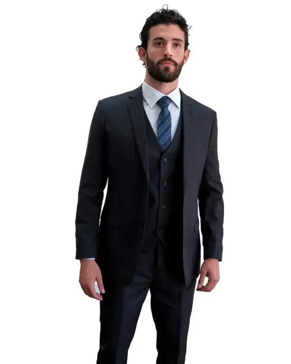Gianni Uomo Poly-Rayon 3-piece Suit