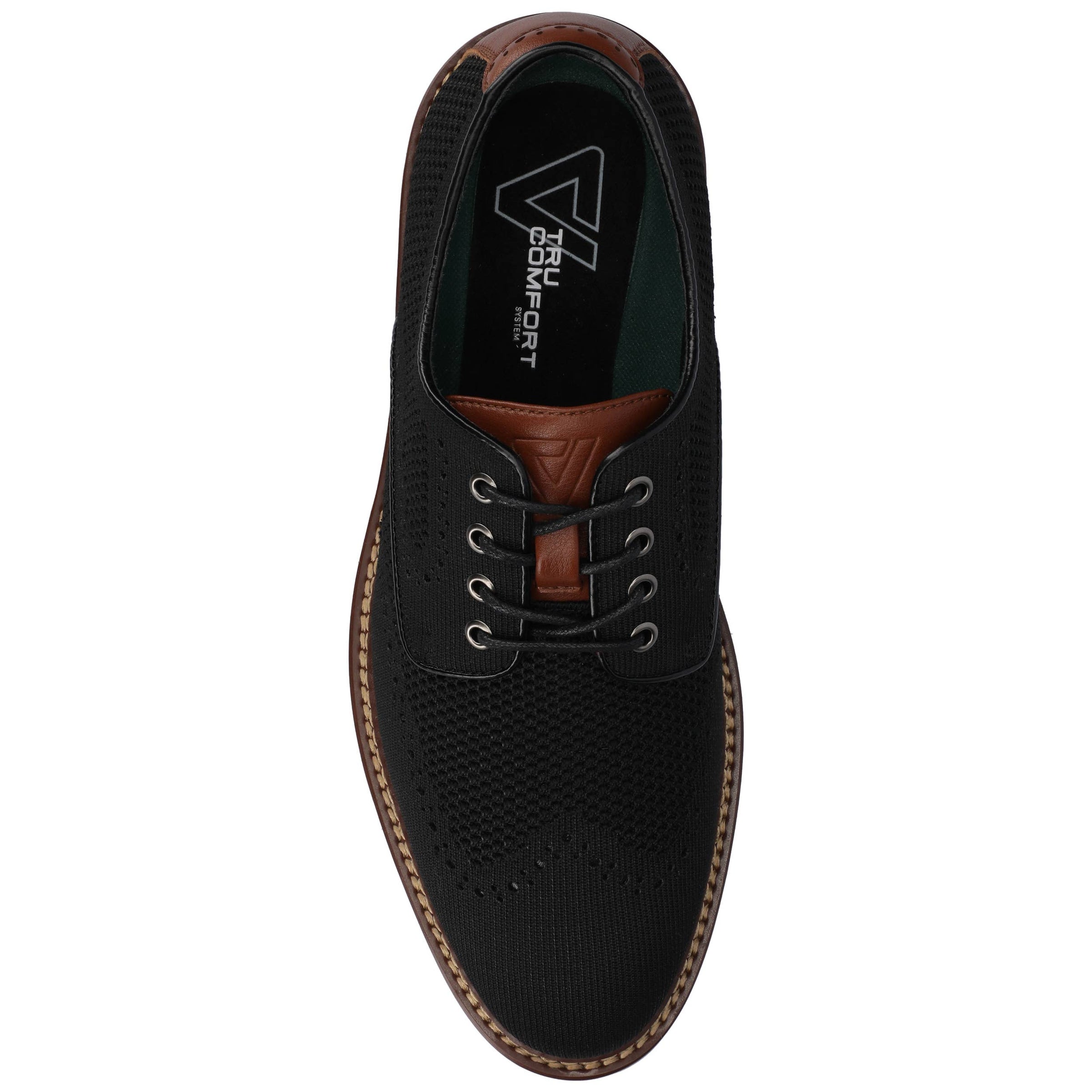 Vance Whitaker Casual Knit Hybrid Wingtip Dress Shoe