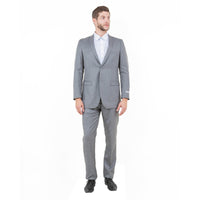 Earth Tan Men's 2pc Sharkskin Suit Slim - Fit - Bundle Bus