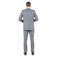 Earth Tan Men's 2pc Sharkskin Suit Slim - Fit - Bundle Bus