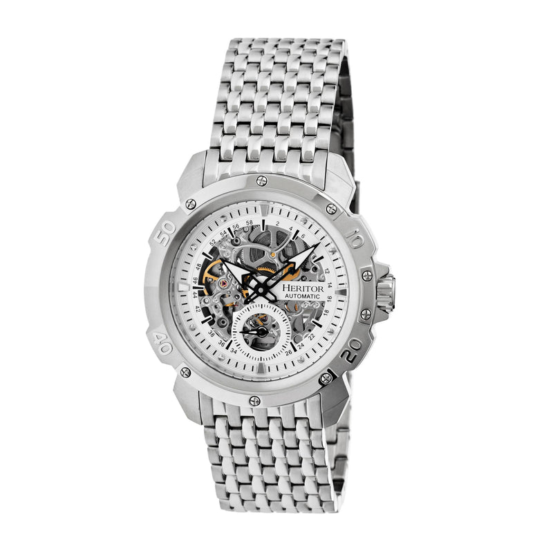 Heritor Automatic Conrad Skeleton Bracelet Watch
