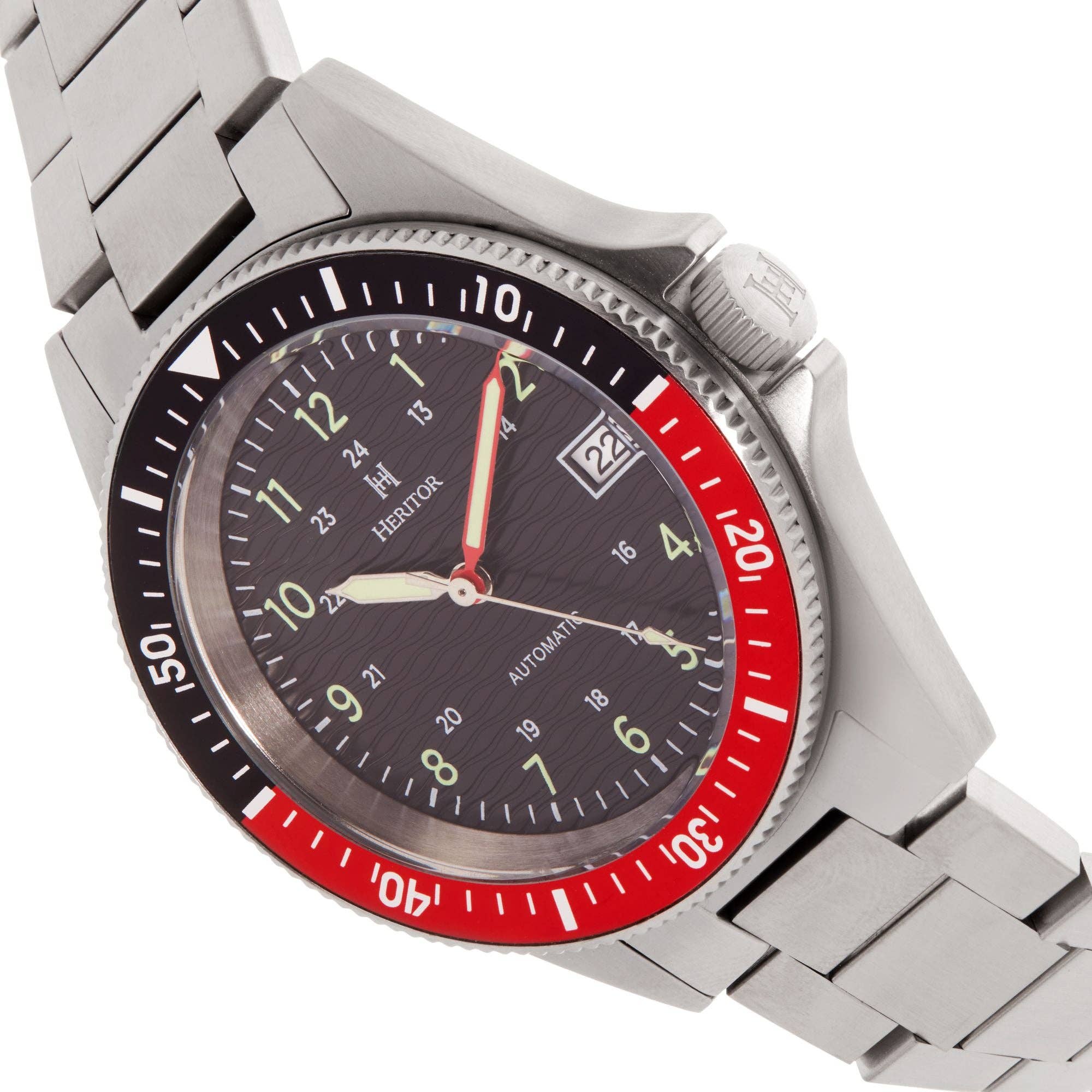Heritor Automatic Calder Bracelet Watch with Date